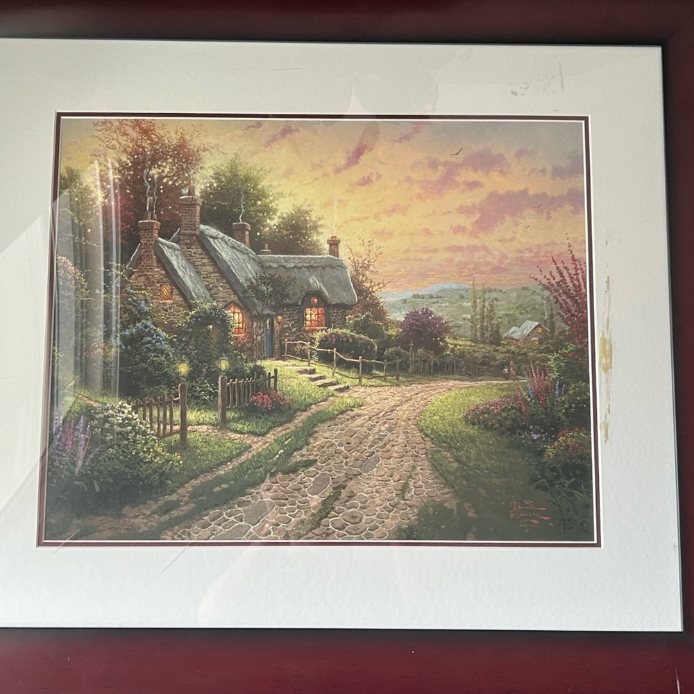 Thomas kinkade paint size 28/31